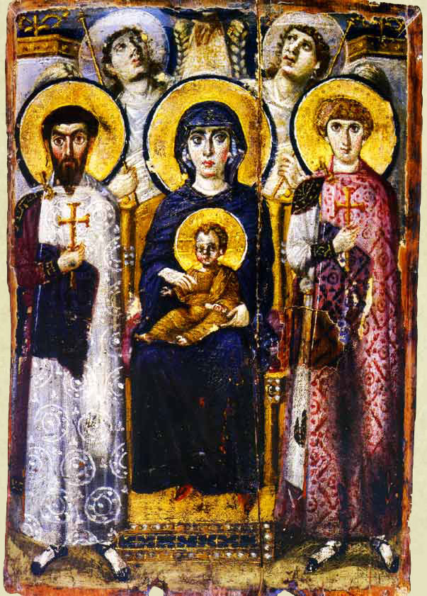 Madonna in trono, Kyriotissa, Monastero di Santa Catarina del Sinai